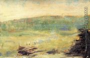 Landscape At Saint Ouen - Georges Seurat