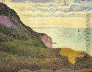 Port En Bessin  The Semaphore And Cliffs - Georges Seurat