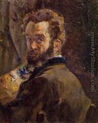 Self Portrait With Easel - Armand Guillaumin