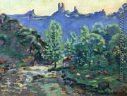 The Moulin Brigand  Ruins Of Chateau De Crozant - Armand Guillaumin