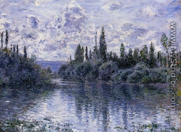 Arm Of The Seine Near Vetheuil - Claude Oscar Monet