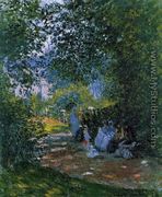 At The Parc Monceau - Claude Oscar Monet