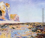 Beach And Cliffs At Pourville  Morning Effect - Claude Oscar Monet