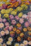 Bed Of Chrysanthemums - Claude Oscar Monet