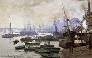 Boats In The Port Of London - Claude Oscar Monet