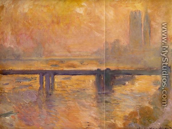 Charing Cross Bridge8 - Claude Oscar Monet
