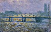 Charing Cross Bridge  Reflections On The Thames - Claude Oscar Monet