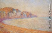 Cliff At Pourville In The Morning - Claude Oscar Monet