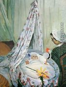 Jean Monet In His Cradle - Claude Oscar Monet