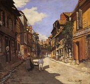 Le Rue De La Bavolle At Honfleur2 - Claude Oscar Monet