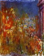 Leicester Square At Night - Claude Oscar Monet