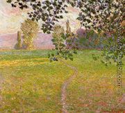Morning Landscape  Giverny Aka Landscape In The Morning - Claude Oscar Monet