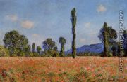 Poppy Field  Giverny - Claude Oscar Monet
