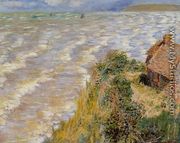 Rising Tide At Pourville - Claude Oscar Monet