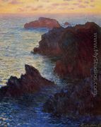 Rocky Point At Port Goulphar - Claude Oscar Monet