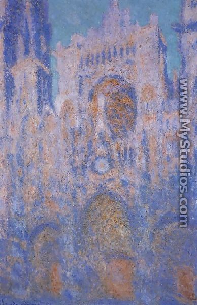 Rouen Cathedral  Symphony In Grey And Rose - Claude Oscar Monet