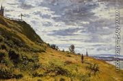 Taking A Walk On The Cliffs Of Sainte Adresse - Claude Oscar Monet