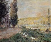The Banks Of The Seine  Lavacour - Claude Oscar Monet