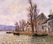 The Bend Of The Seine At Lavacourt  Winter - Claude Oscar Monet