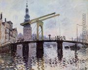 The Bridge  Amsterdam - Claude Oscar Monet
