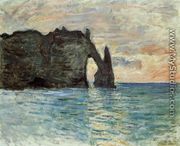 The Cliff At Etretat - Claude Oscar Monet