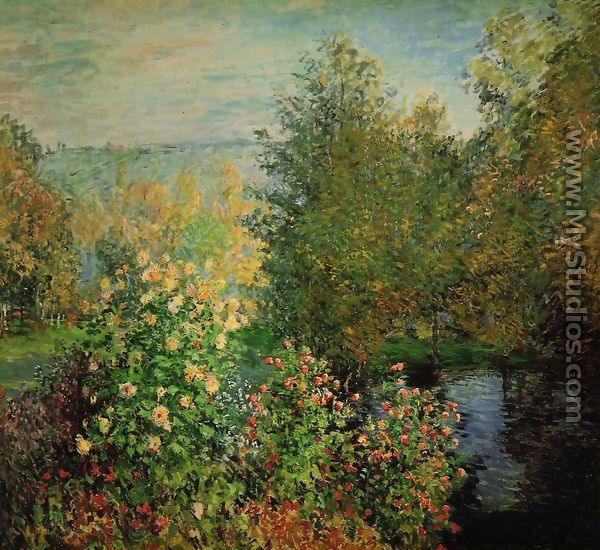 The Hoschedes Garden At Montgeron - Claude Oscar Monet