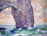 The Manneport  Seen From Below - Claude Oscar Monet