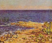 The Meditarranean At Antibes - Claude Oscar Monet