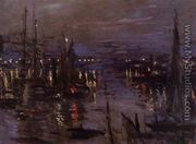 The Port Of Le Havre  Night Effect - Claude Oscar Monet