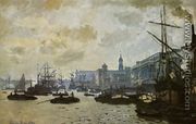 The Port Of London - Claude Oscar Monet