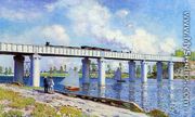 The Railroad Bridge At Argenteuil2 - Claude Oscar Monet