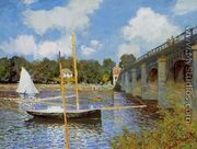 The Road Bridge At Argenteuil - Claude Oscar Monet