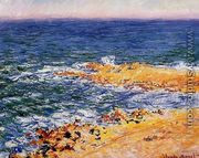 The Sea In Antibes - Claude Oscar Monet