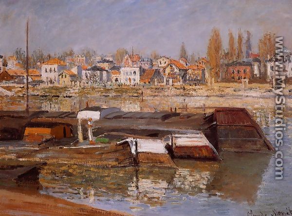 The Seine At Asnieres - Claude Oscar Monet