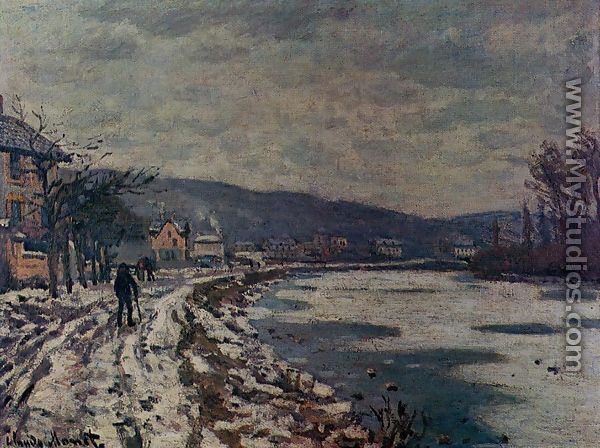 The Seine At Bougival - Claude Oscar Monet