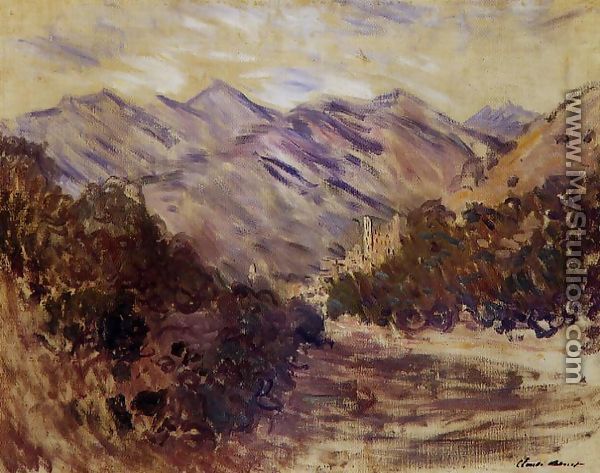 The Valley Of The Nervia With Dolceacqua - Claude Oscar Monet