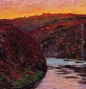Valley Of The Creuse  Sunset - Claude Oscar Monet
