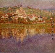 Vetheuil  Pink Effect - Claude Oscar Monet