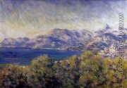 View Of Ventimiglia - Claude Oscar Monet