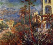 Villas At Bordighera - Claude Oscar Monet