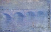 Waterloo Bridge In The Fog - Claude Oscar Monet
