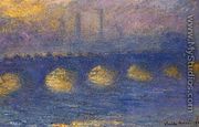 Waterloo Bridge  Overcast Weather3 - Claude Oscar Monet