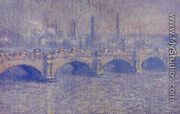 Waterloo Bridge  Sunlight Effect - Claude Oscar Monet