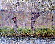 Willows In Springtime - Claude Oscar Monet