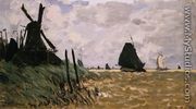 Windmill Near Zaandam - Claude Oscar Monet