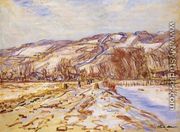 Winter At Giverny - Claude Oscar Monet