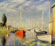 Yachts At Argenteuil - Claude Oscar Monet