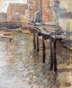 The Old Mill At Cos Cob - John Henry Twachtman