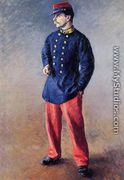 A Soldier - Gustave Caillebotte