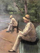 Fishermen On The Banks Of The Yerres - Gustave Caillebotte